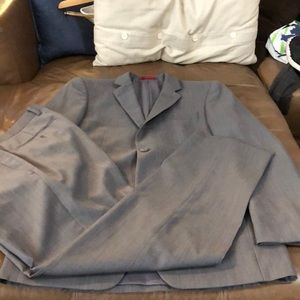 Gray suit jacket and pants